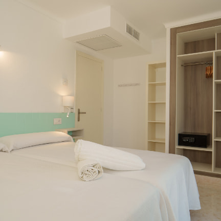 Zweibettzimmer von den Ferienwohnungen Andreas, in der Nähe des Strandes von Es Trenc, Mallorca