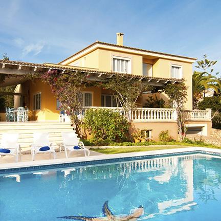 Outdoors with swimming pool at Villa Casa Bonita, Es Trenc Villas & Apartments